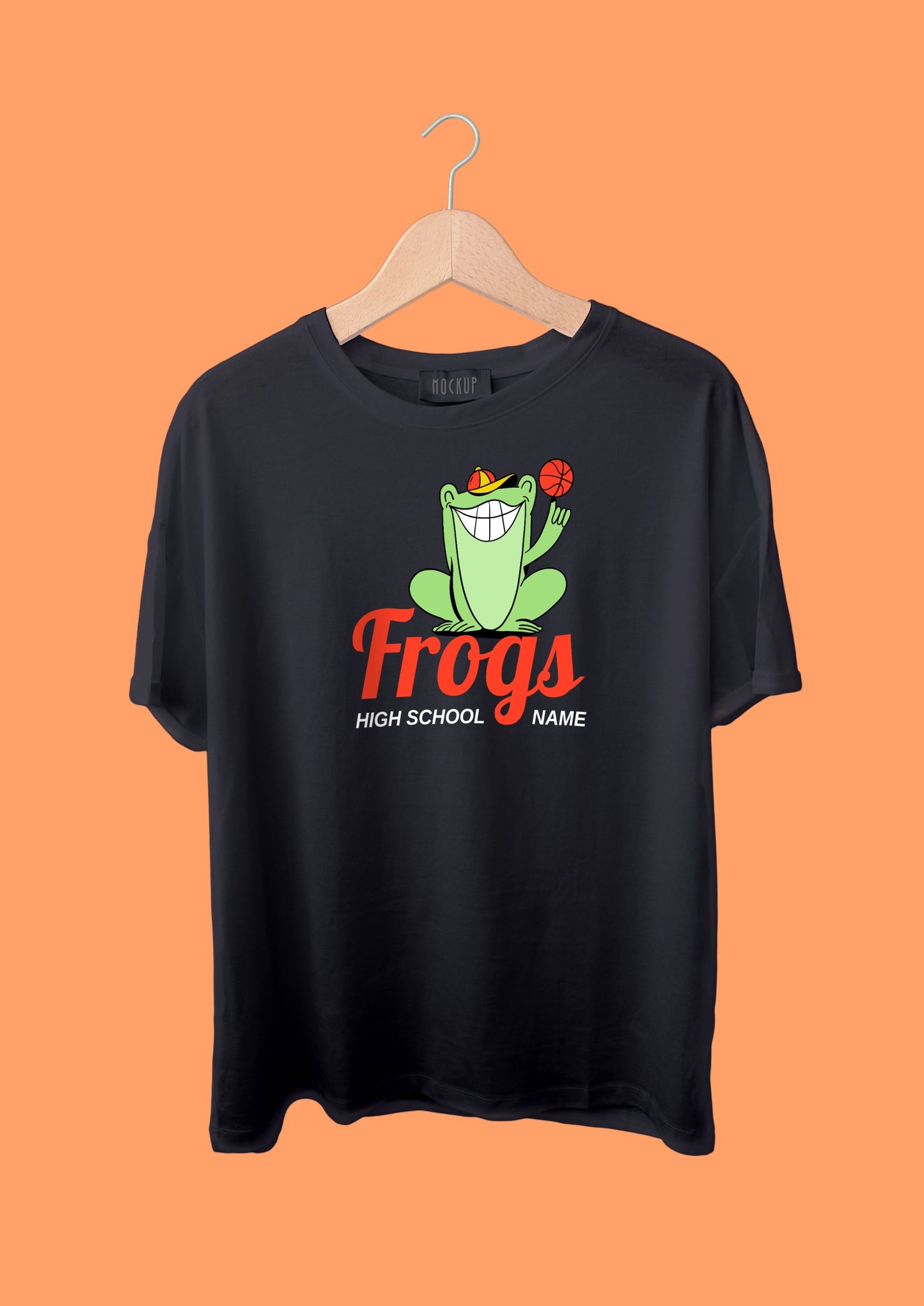 Playful Frog Graphic Tee